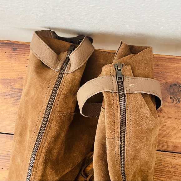 Free People Sayre Mid Boots Fringe Boho Festival - Picture 9 of 11